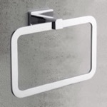 Nameeks NCB16 Modern Polished Chrome Towel Ring